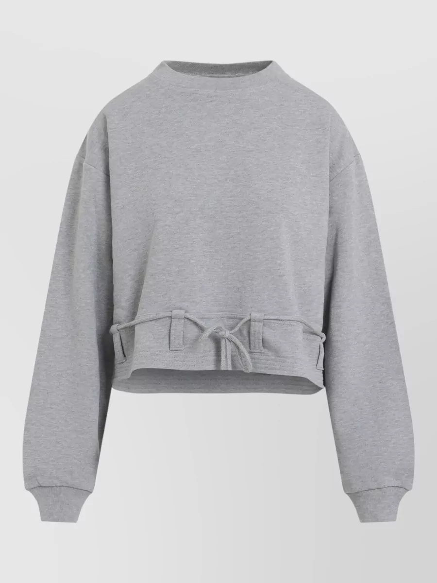 Dries Van Noten Cotton Cropped Sweatshirt