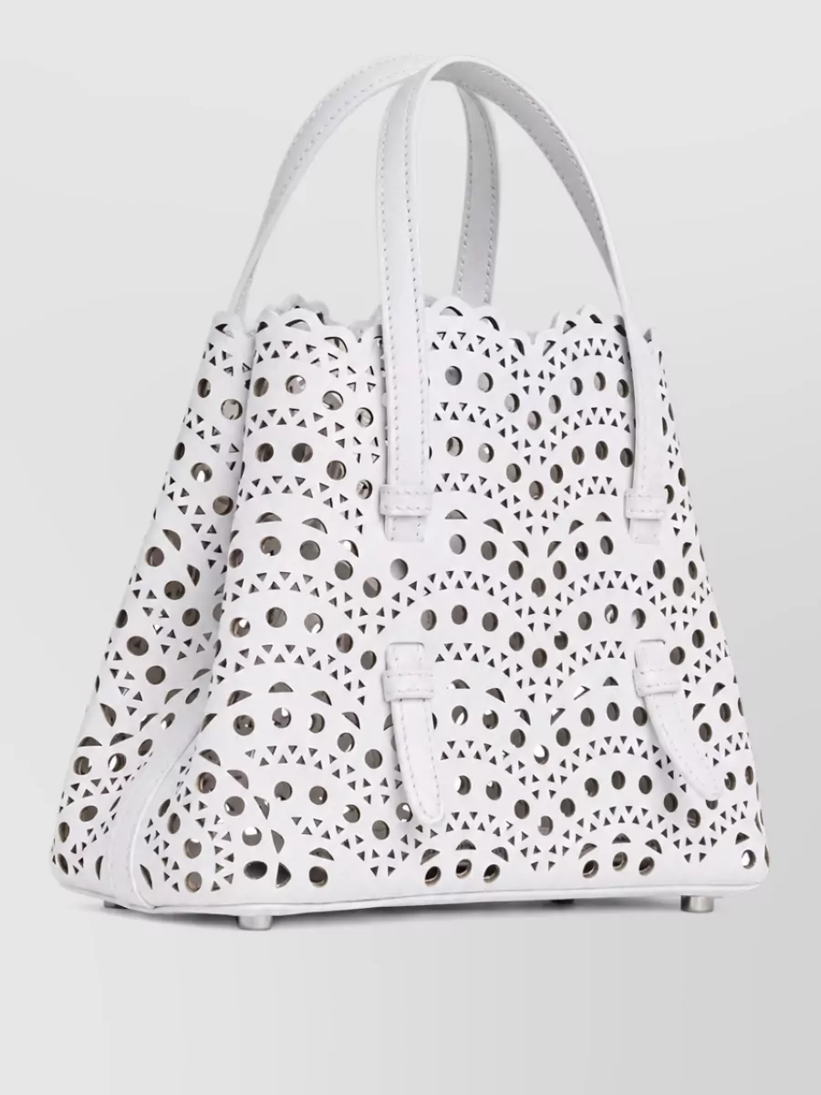 Alaïa Leather Tote Bag