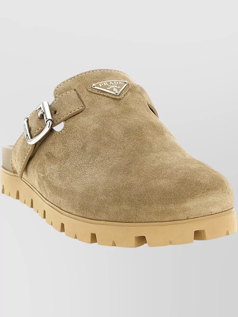 Prada Suede Slippers