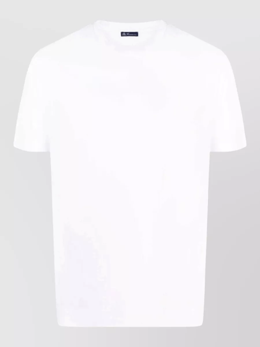 Finamore 1925 Napoli Cotton Crew Neck Short Sleeve T-Shirt