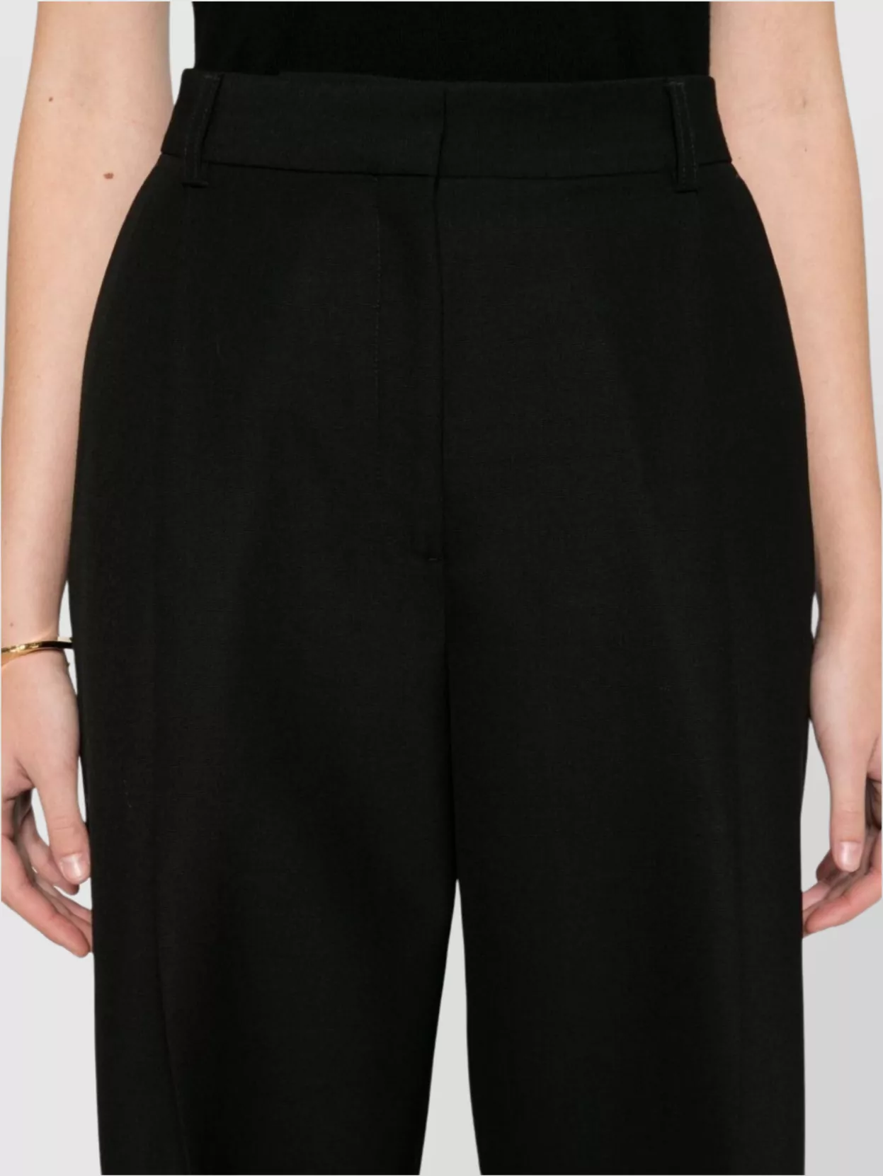 Totême Trousers High Waist Wool Blend