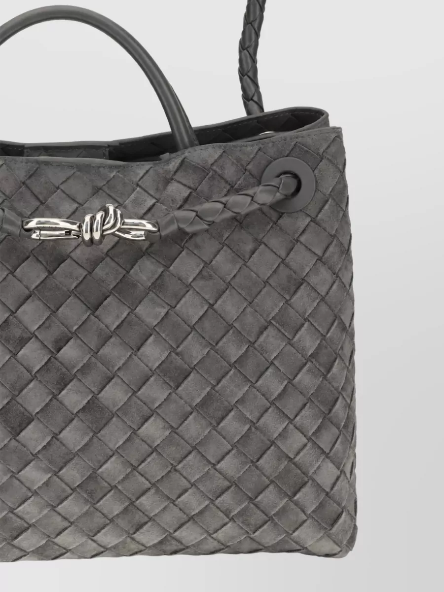 Bottega Veneta Andiamo Medium Leather Tote Bag