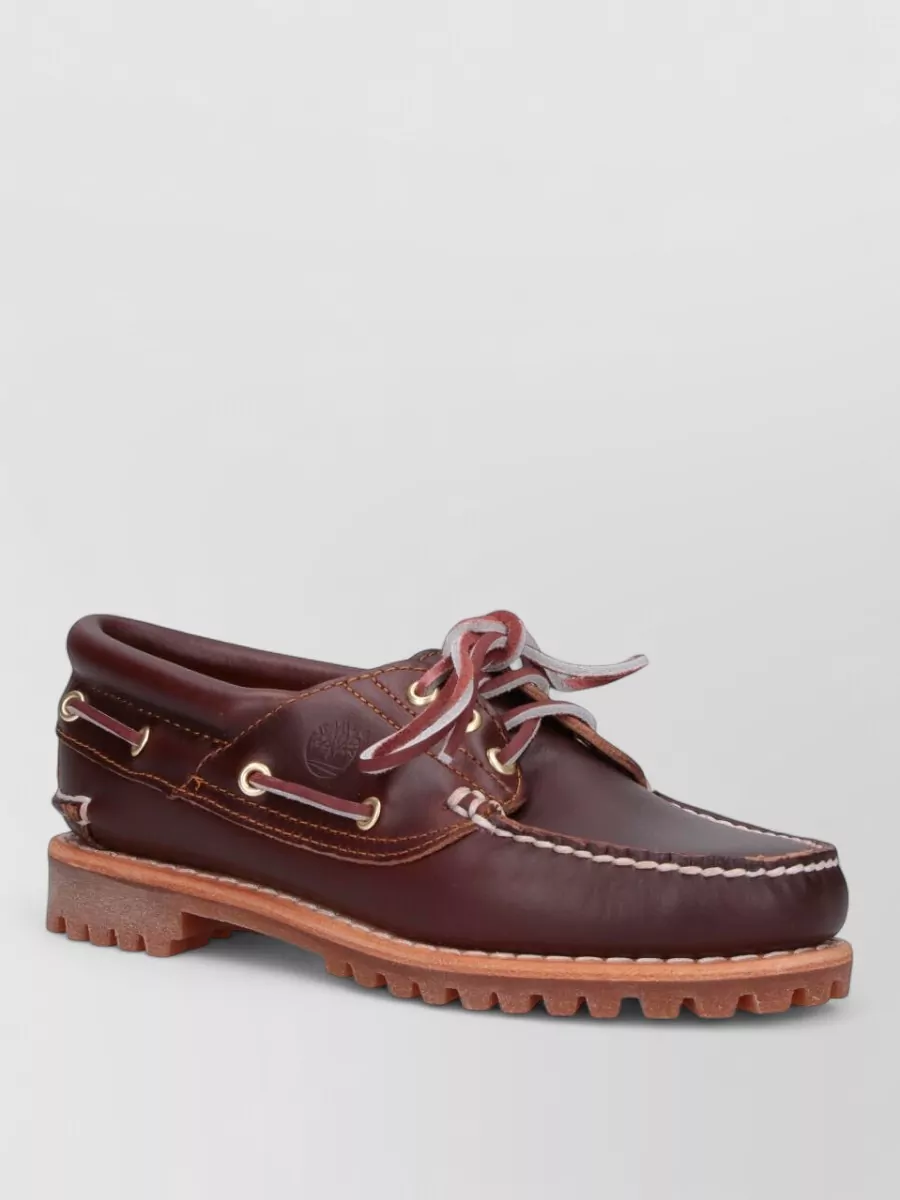 Timberland leather boat shoes