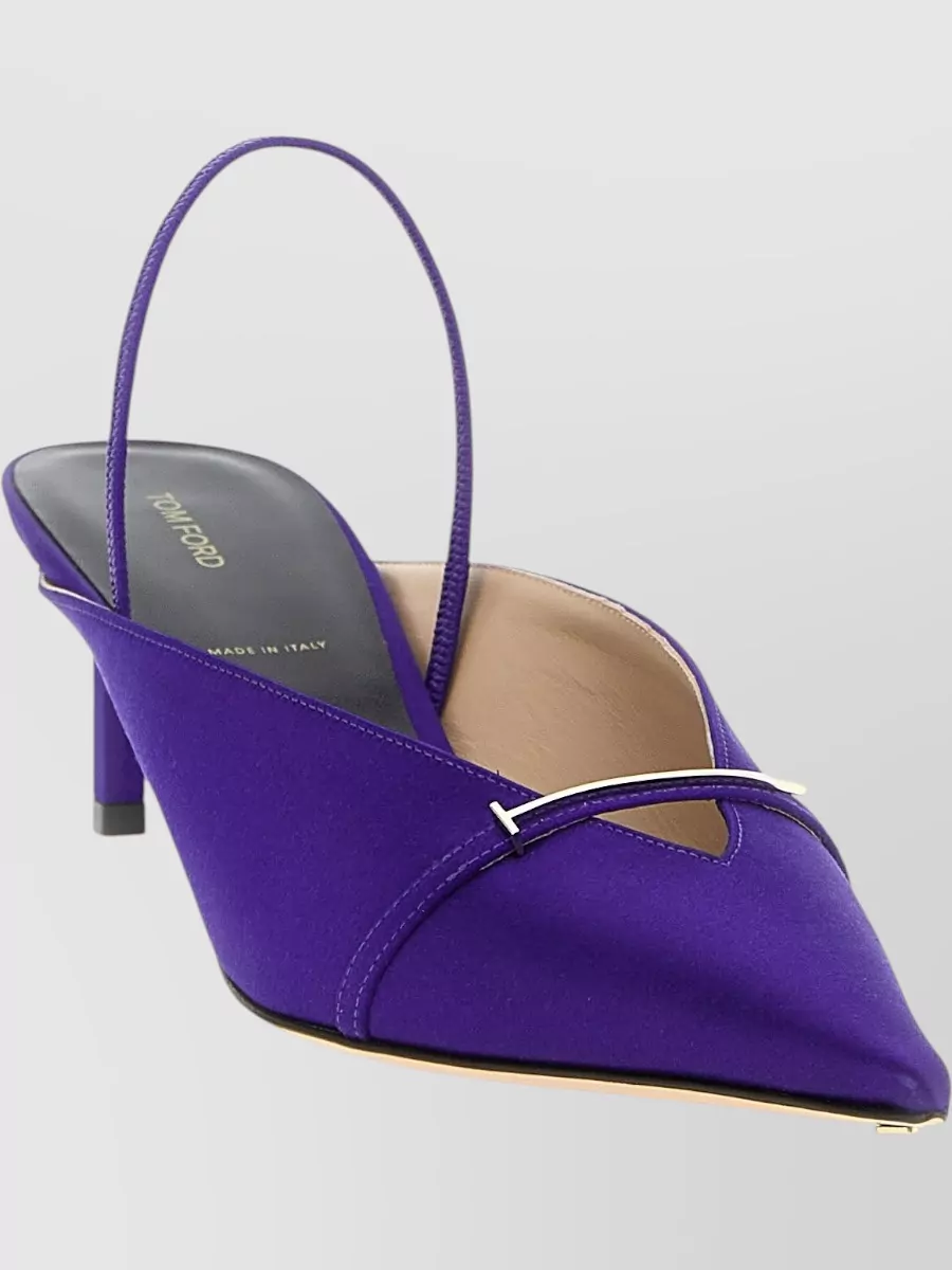 Tom Ford Julianne Slingback Pumps Pointed Toe Kitten