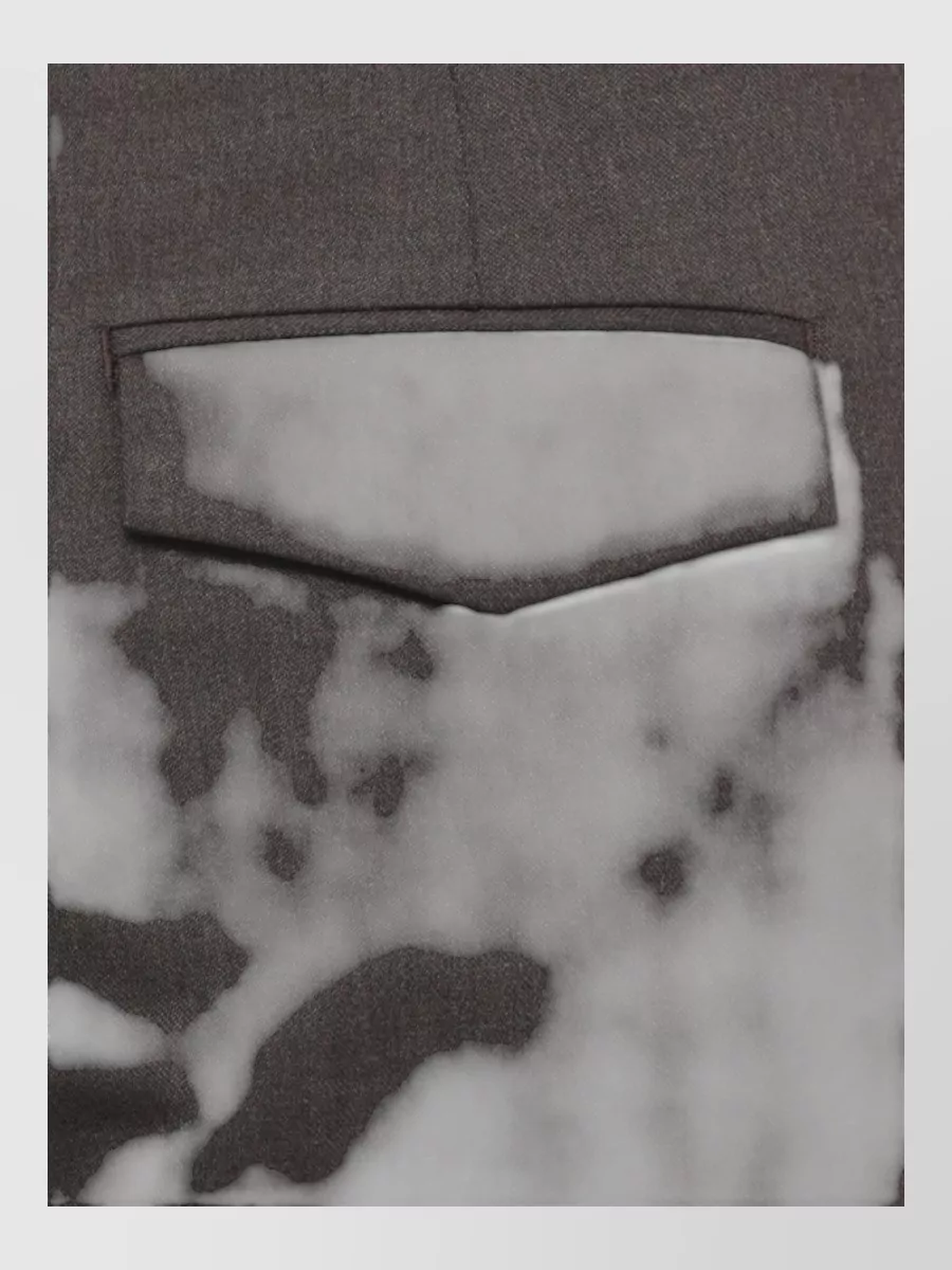 Peserico Wool Straight-Leg Suit Trousers