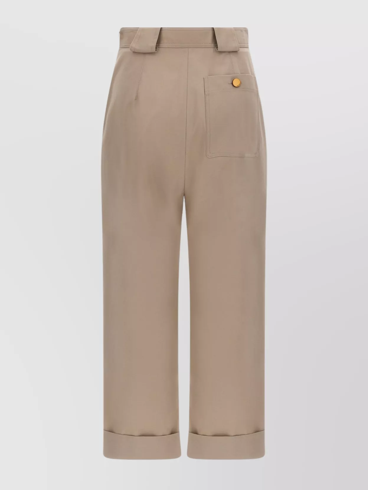 Max Mara Tailored Trousers With Cuffed Hem And Pockets