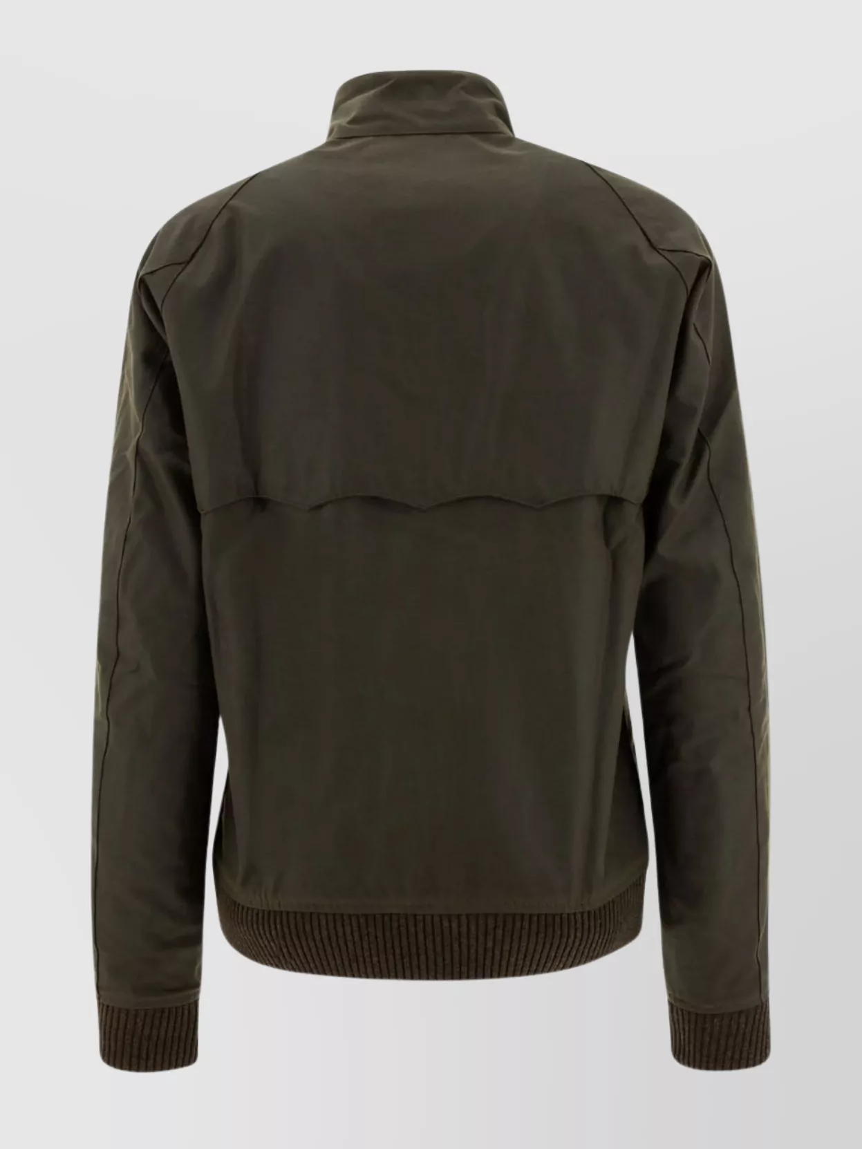 Barbour Stand-up Collar Long Sleeve Jacket In Gray