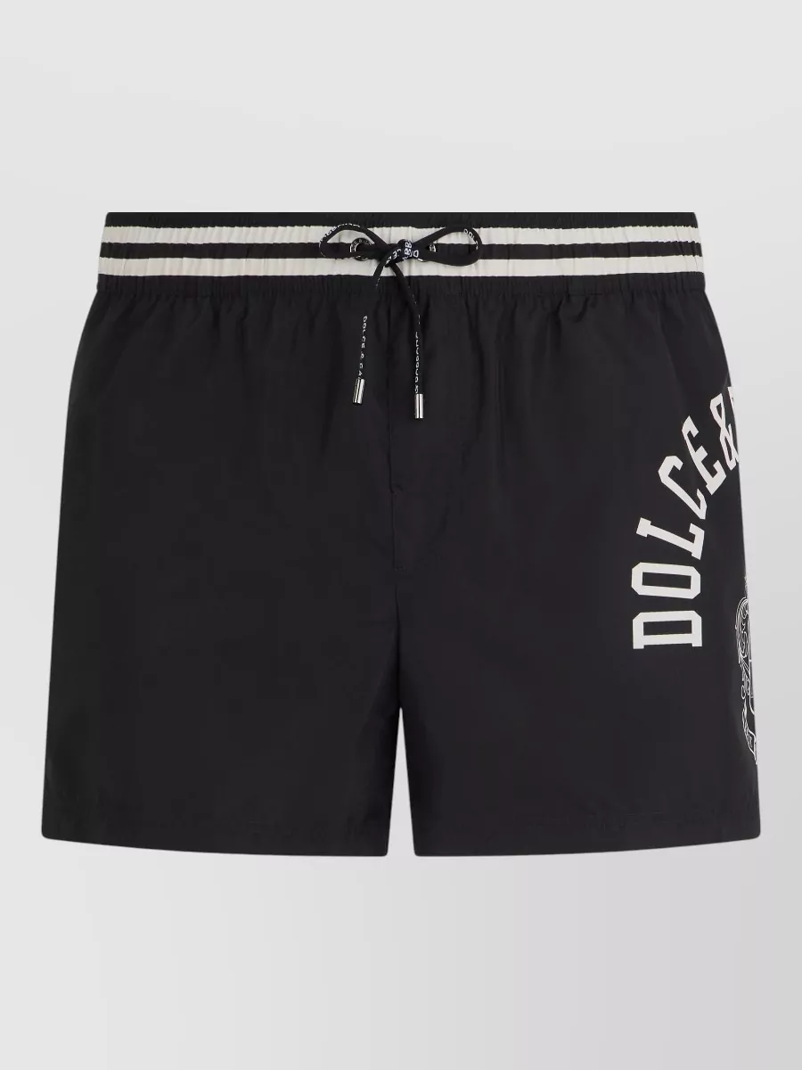 Dolce&Gabbana printed swim shorts
