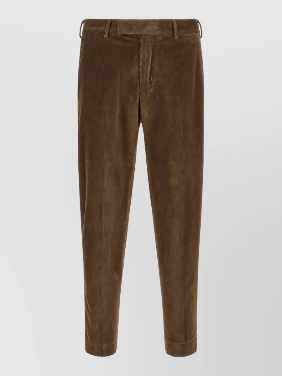 Pt Torino Corduroy Tapered-Leg Pants