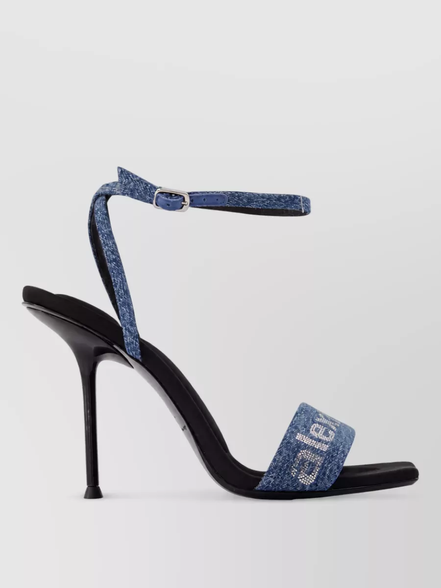 Alexander Wang Denim High-Heel Sandals