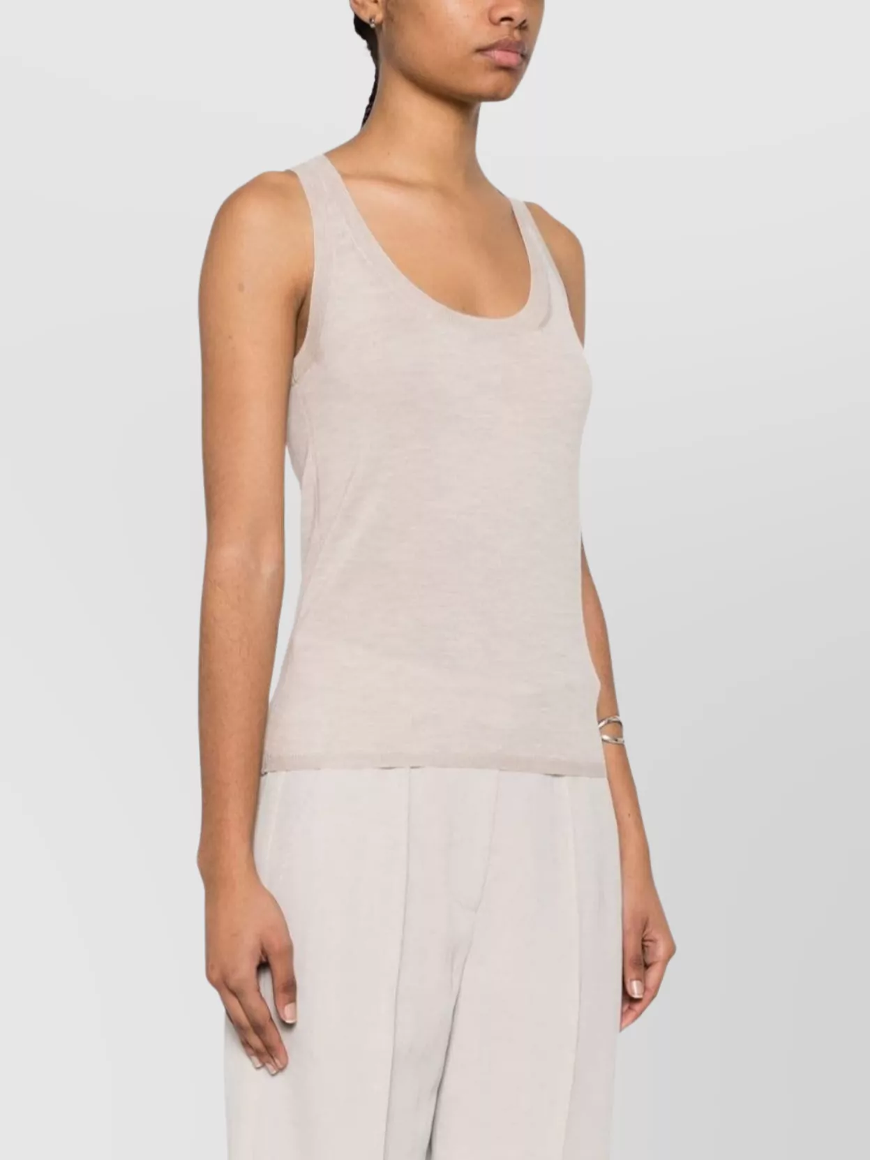 Max Mara Knit Racerback Tank Top