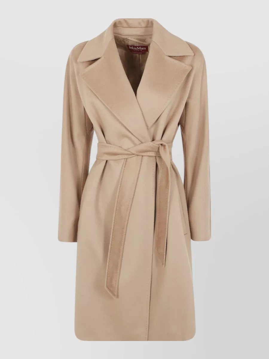 S Max Mara virgin wool fitted coat