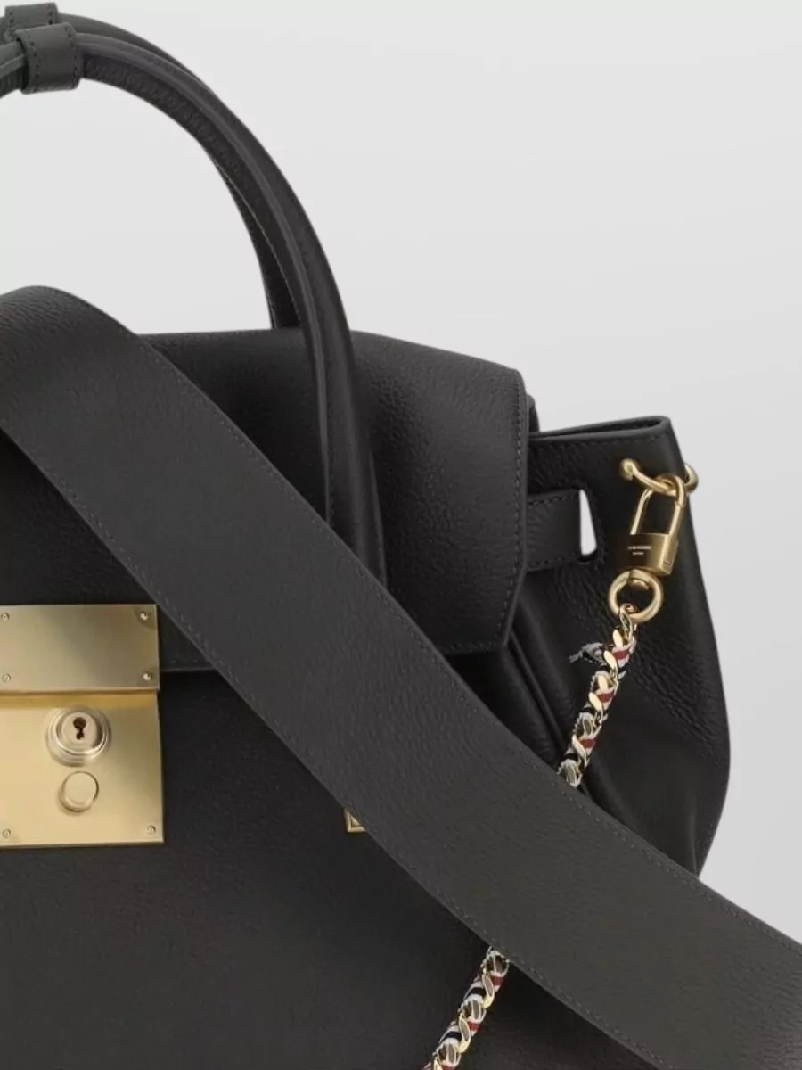 Thom Browne Leather Shoulder Bag