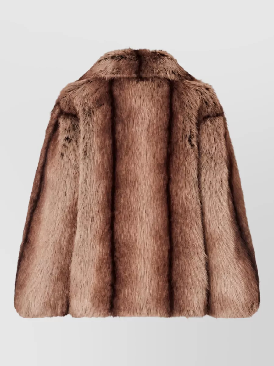 Pinko Faux Fur Coat