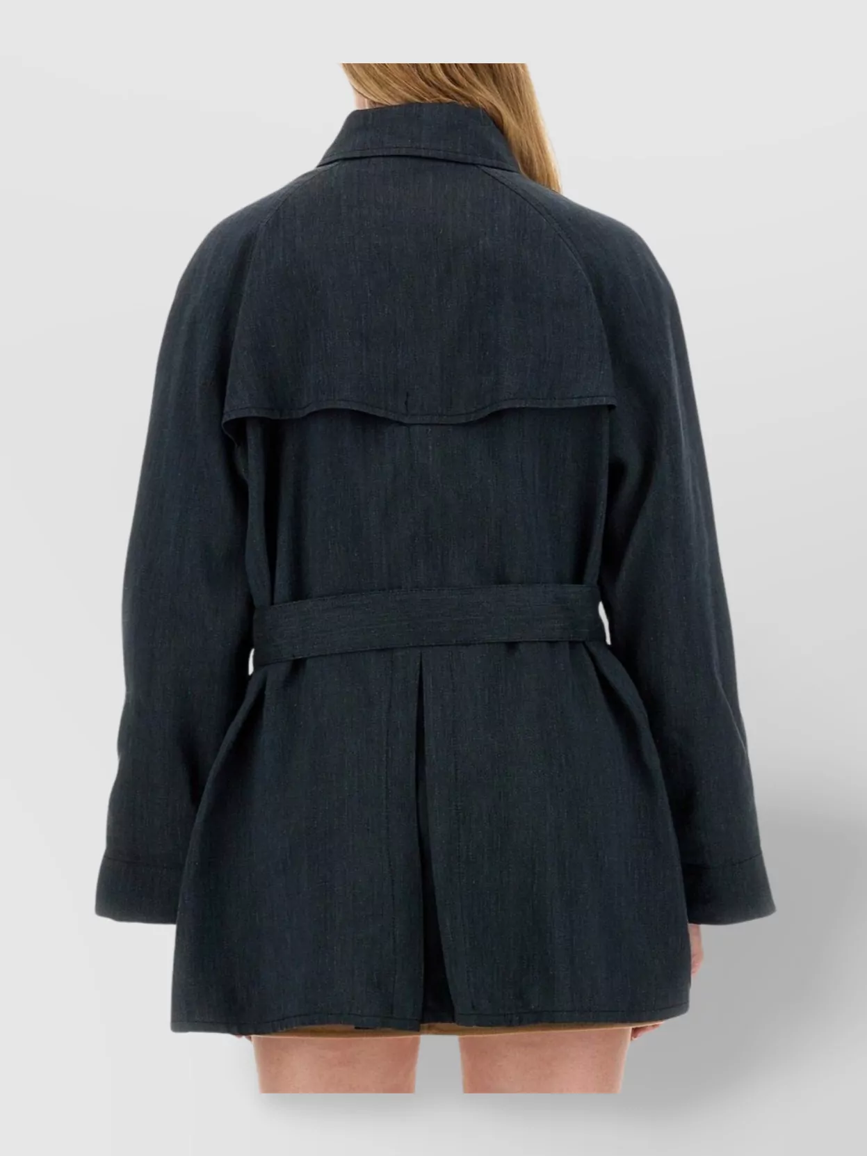 Fay Waist Belted Double-breasted Trench Coat