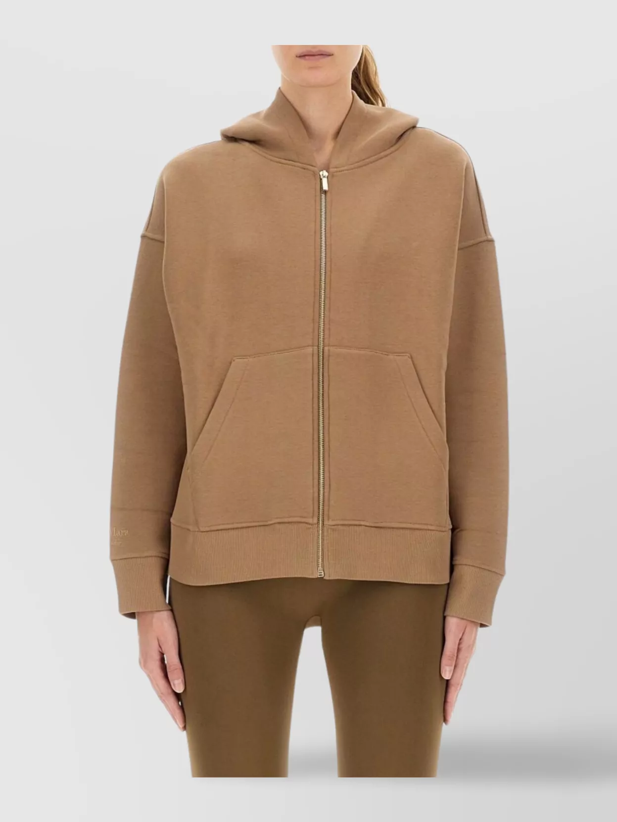 S Max Mara Julia Hooded Knitwear Featuring Pockets