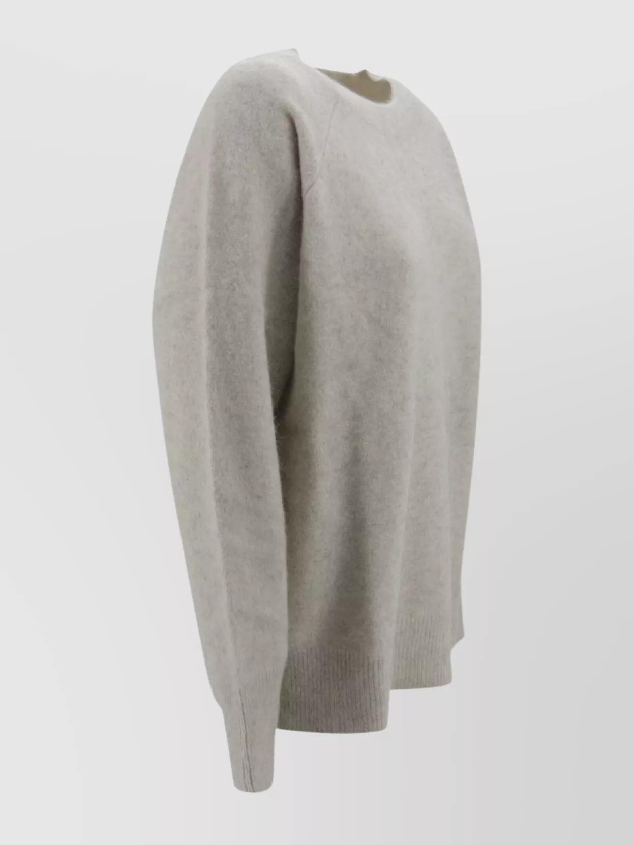 Parosh Ribbed Hem Crew Neck Jumper