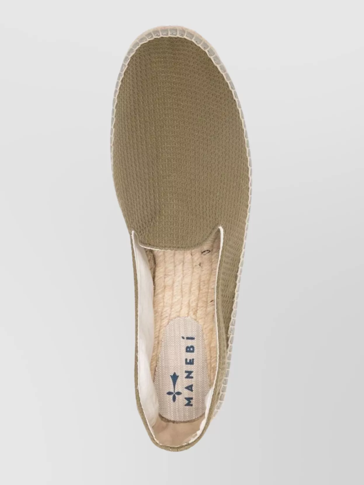 Manebi Sydney Textured Fabric Round Toe Espadrilles
