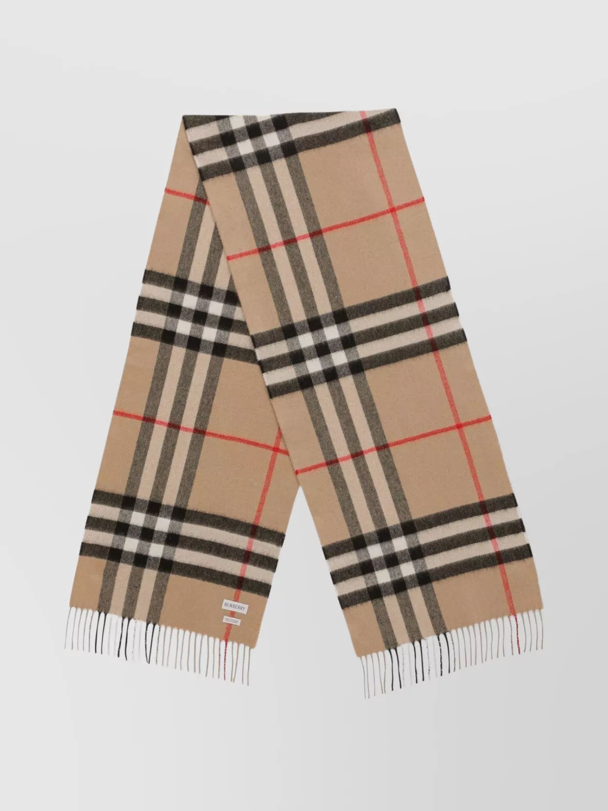 マフラー・ストール Burberry FW25 Printed wool blend scarf (8083803 A3238) Burberry Striped print wool blend scarf | The Fashion Square