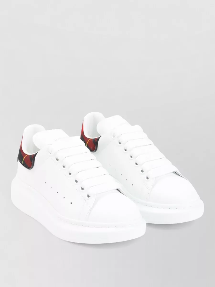 Alexander McQueen Leather oversized low-top sneakers