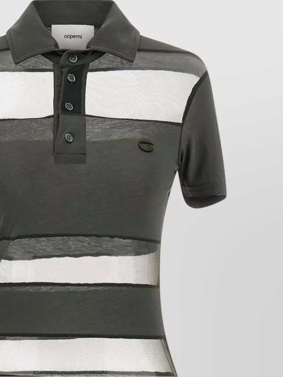 Coperni Striped Sheer Maxi Dress