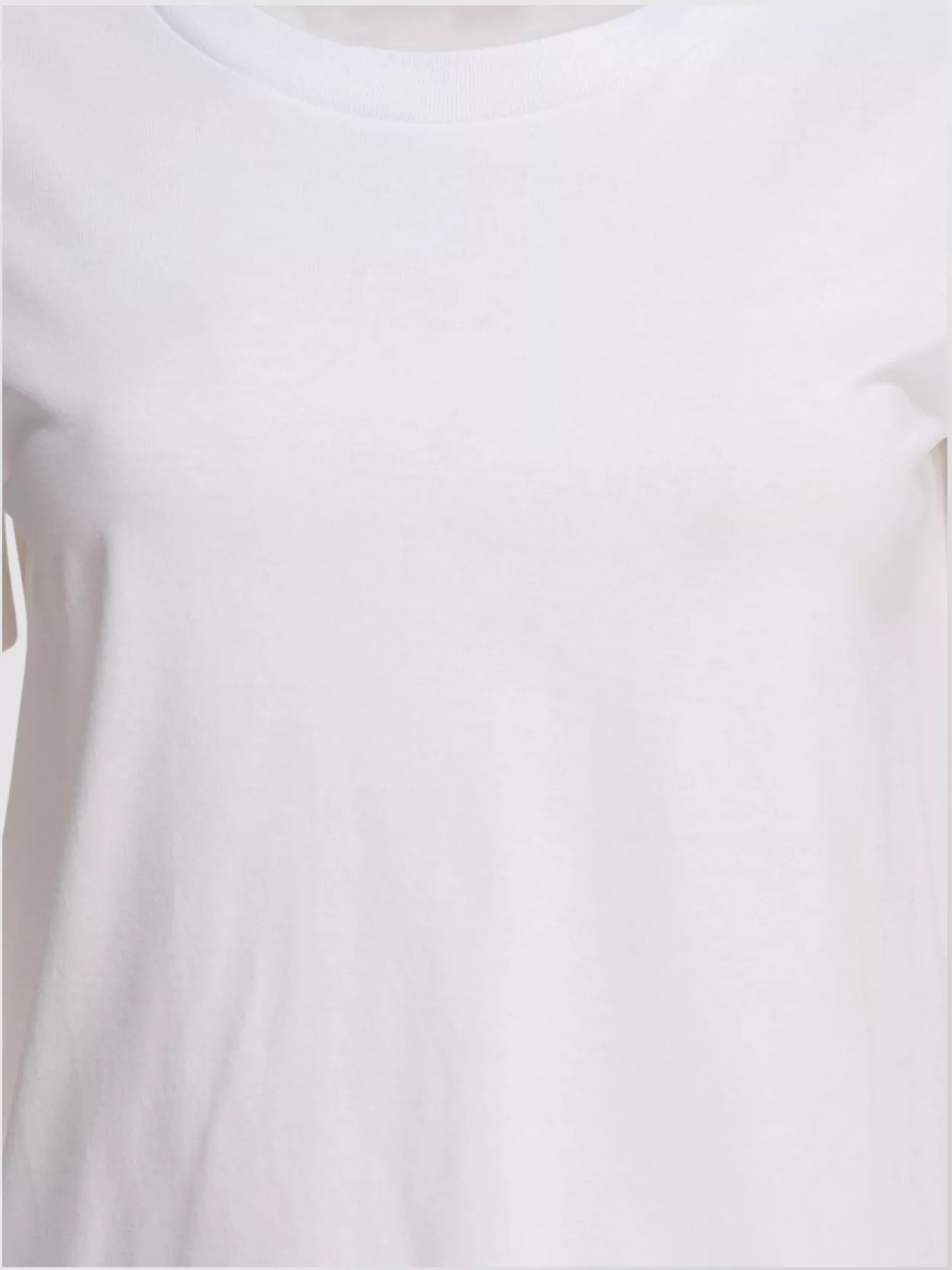 S Max Mara Basic Round Neck Short Sleeve Tops