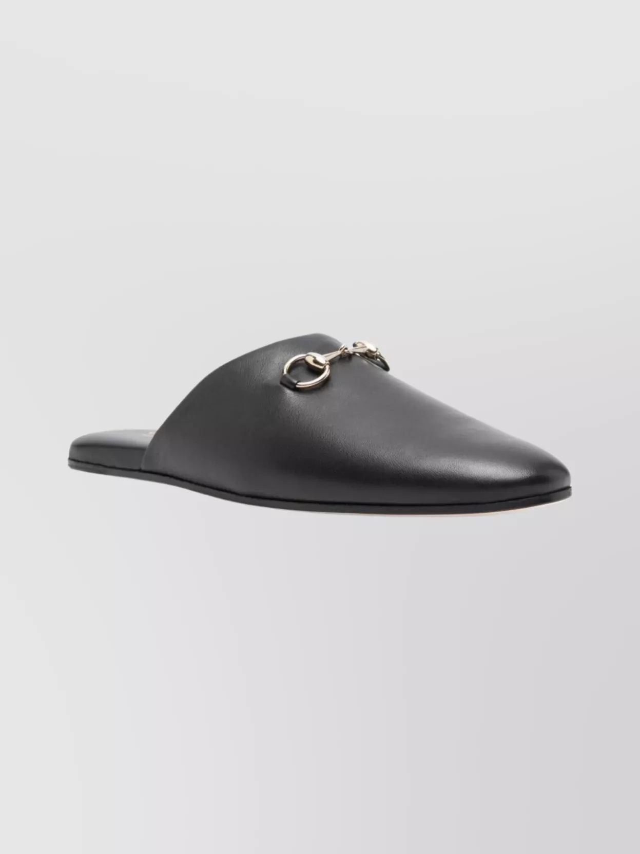 Gucci Pointed Toe Slippers Horsebit Detail