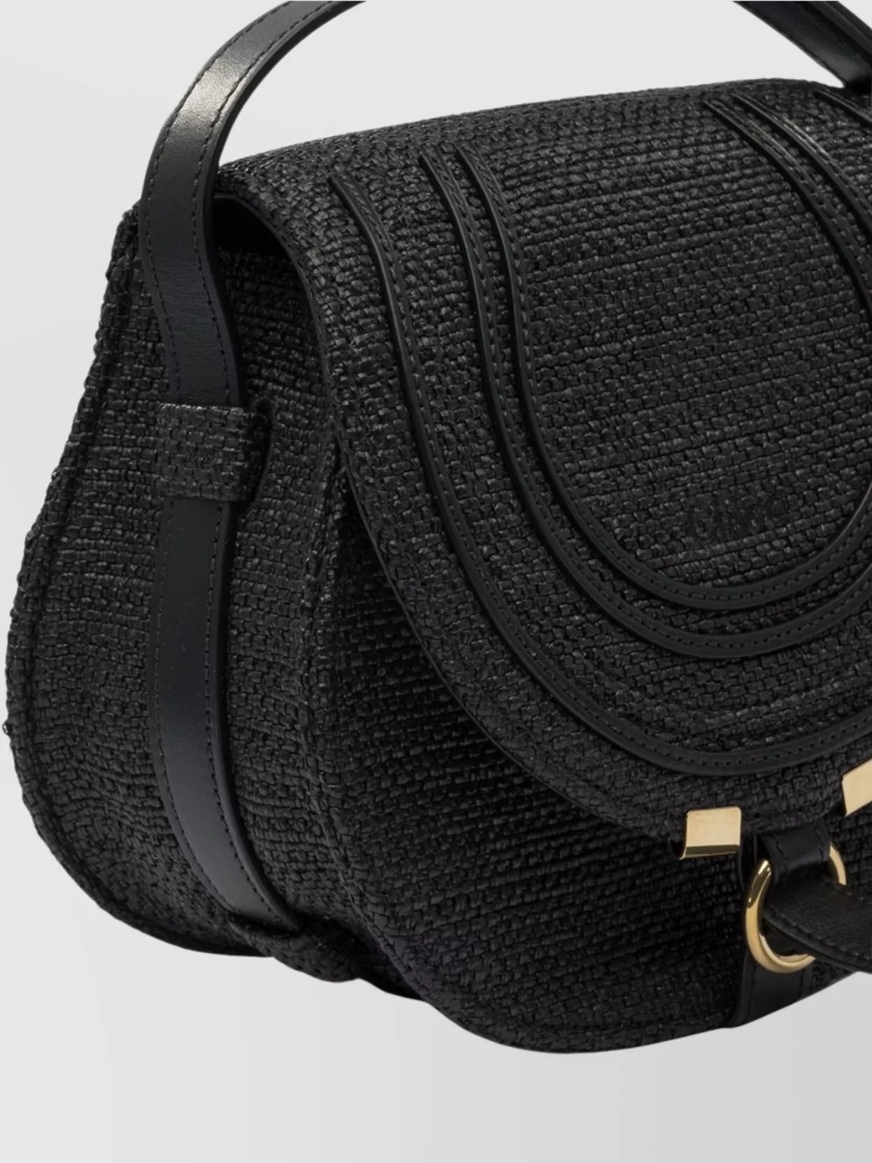 Chloé Cross-Body Bag With Textured Surface And Adjustable Strap