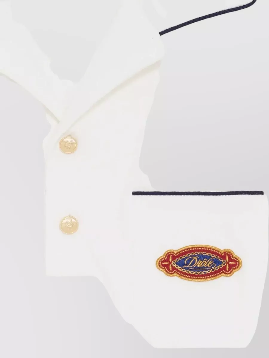 Drôle De Monsieur Cotton Polo Shirt