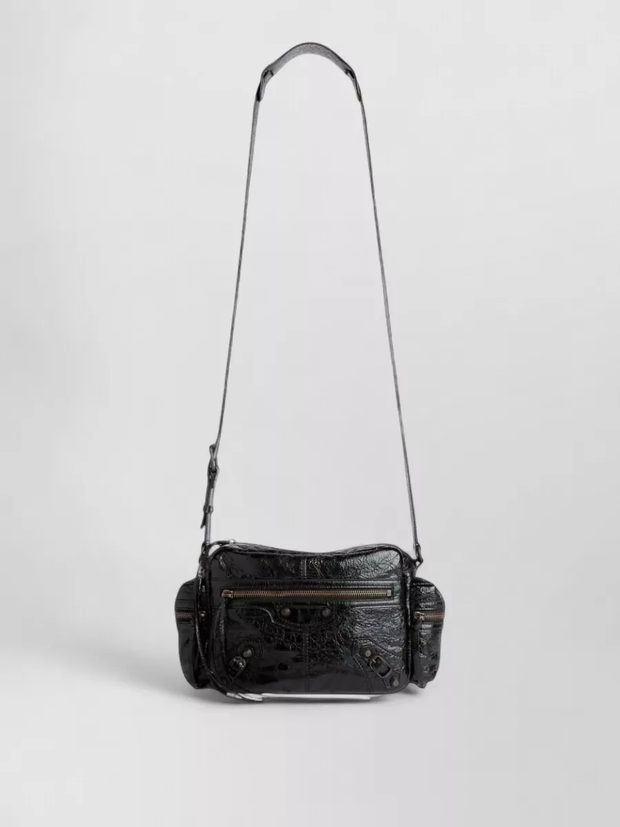 Balenciaga lamb leather crossbody bag