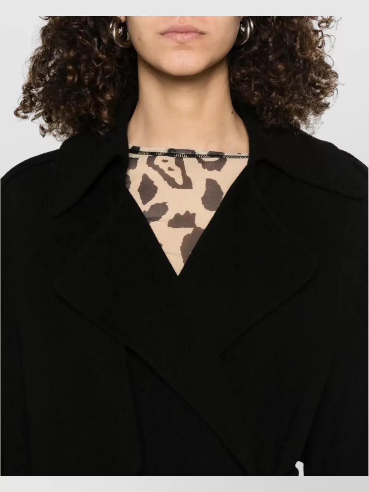 Sportmax Coat Belted Central Vent