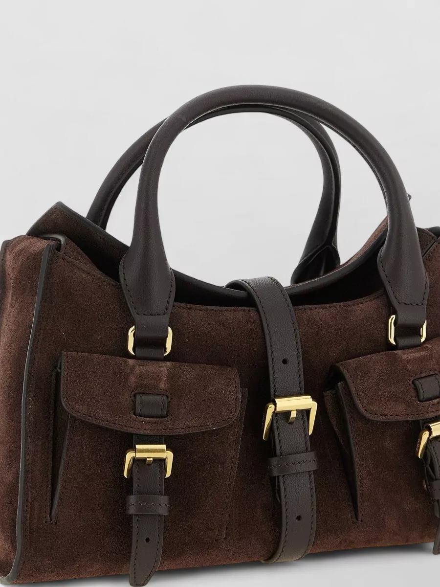 Mulberry Roxanne Small Suede Crossbody Bag