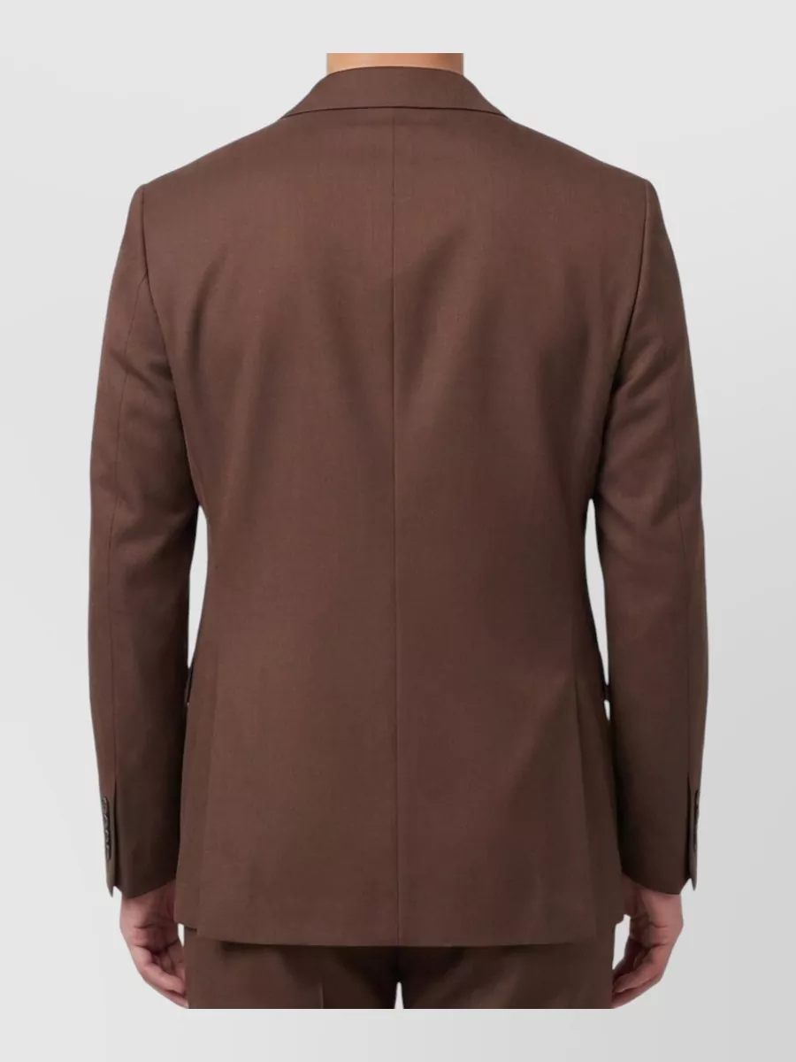 Lardini Virgin Wool Double-Breasted Jacket