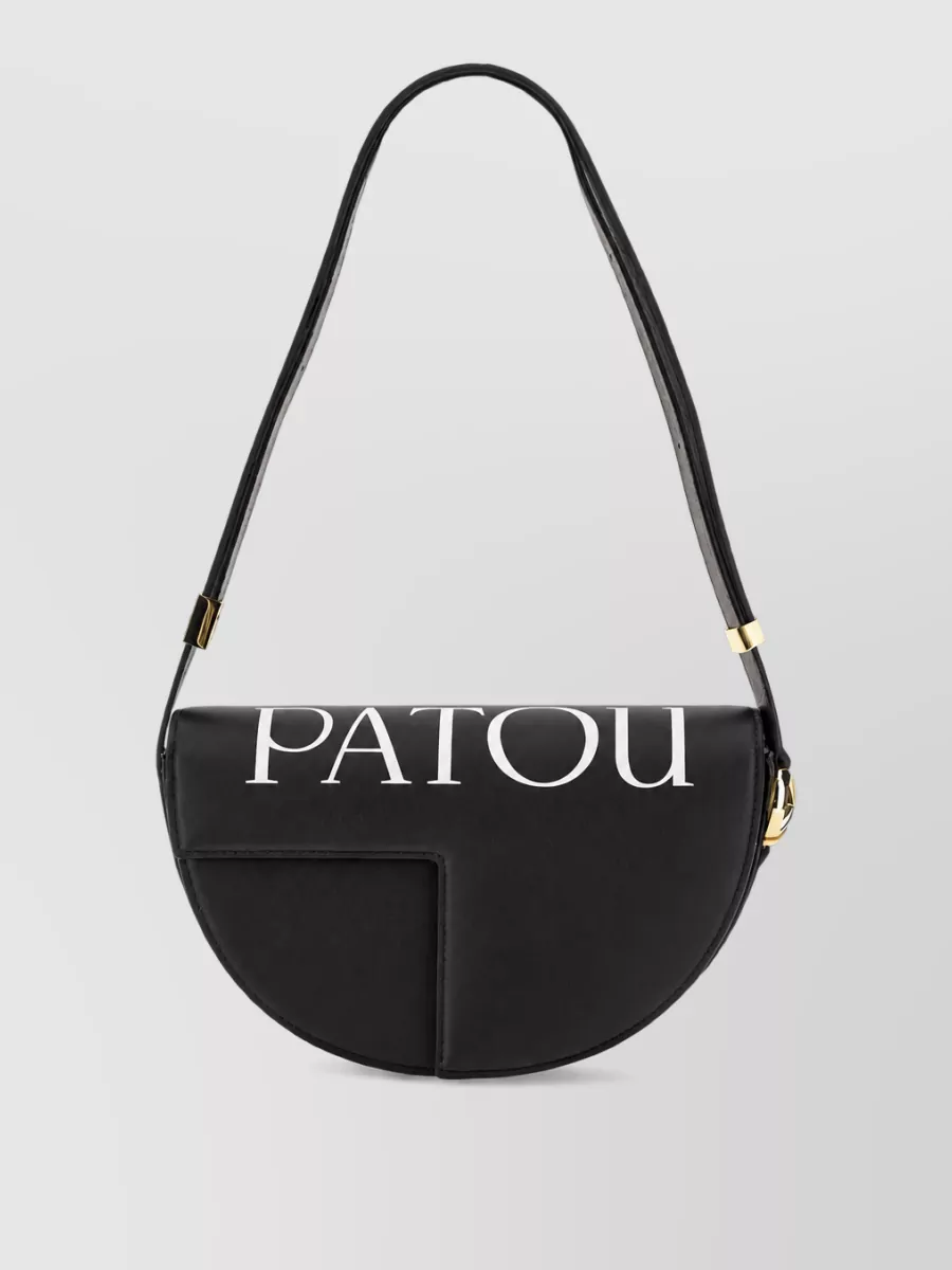 Patou leather shoulder bag