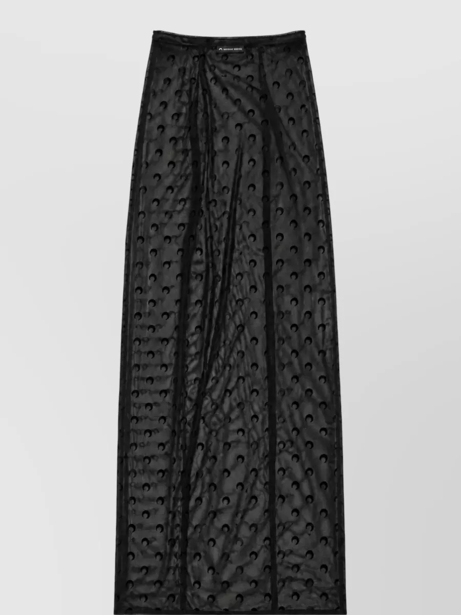 Marine Serre Printed High-Rise Maxi Skirt