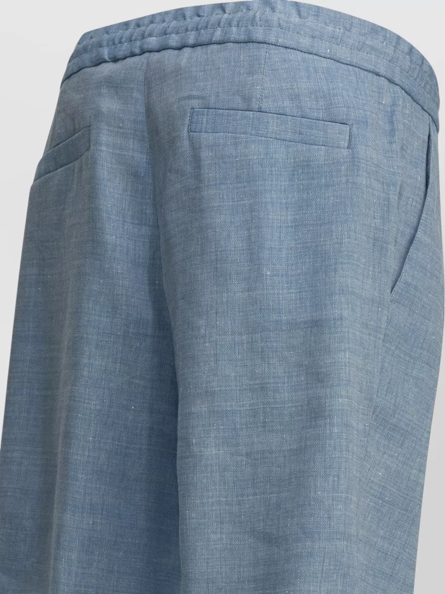 Brunello Cucinelli Shorts Pleated Front Side And Back Pockets