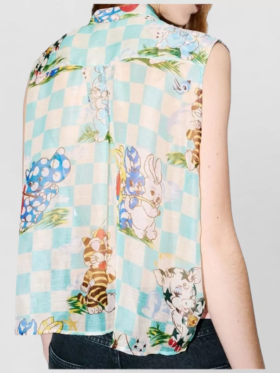 Kenzo Linen Silk Blouse