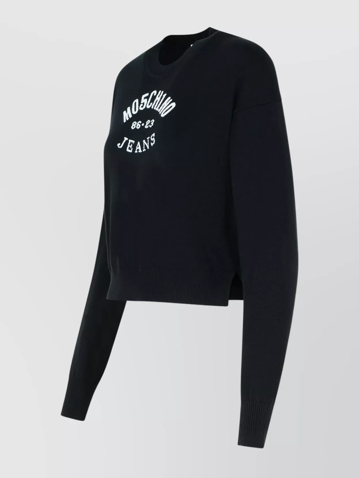 MOSCHINO CREW NECK KNIT SWEATER