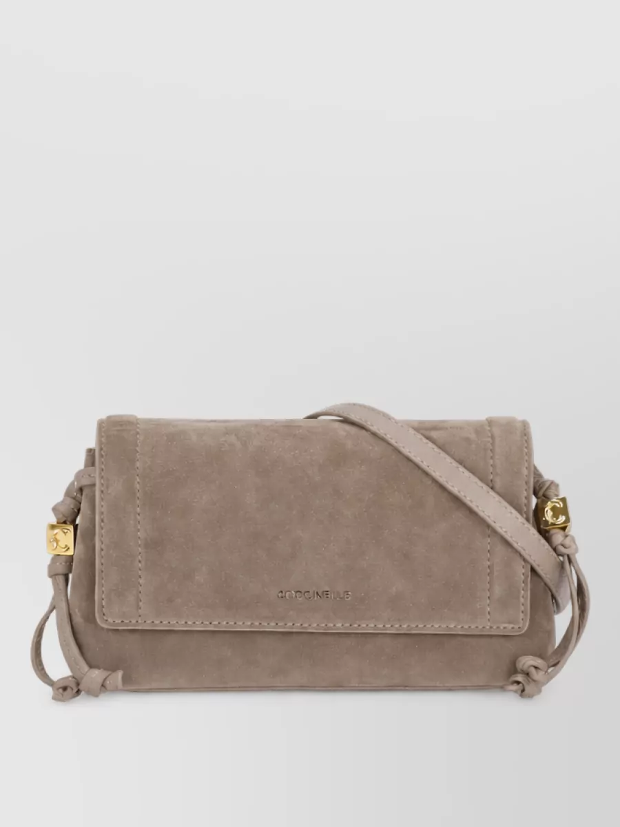 Coccinelle suede shoulder bag