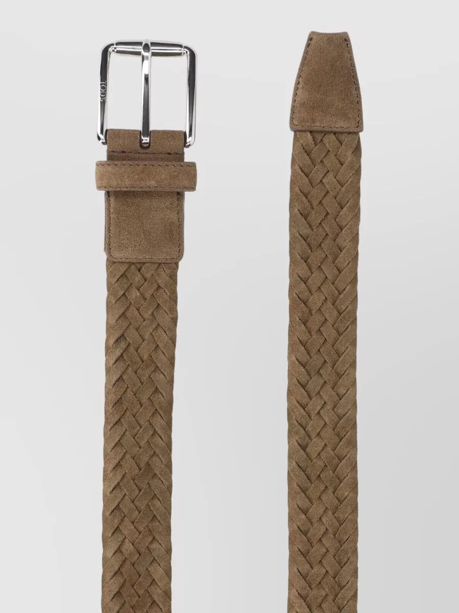 Tod's Adjustable Braided Belts For Versatile Styling