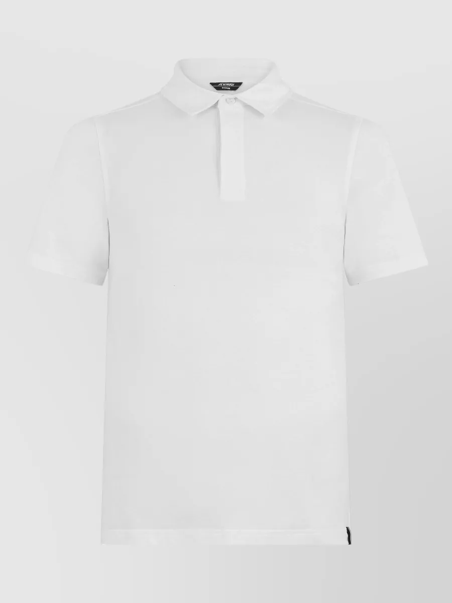 K-way cotton short-sleeve polo shirt