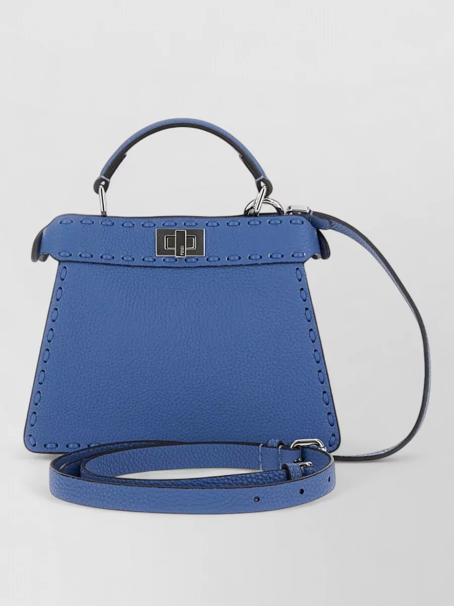 Fendi Peekaboo Iseeu Petite Leather Shoulder Bag