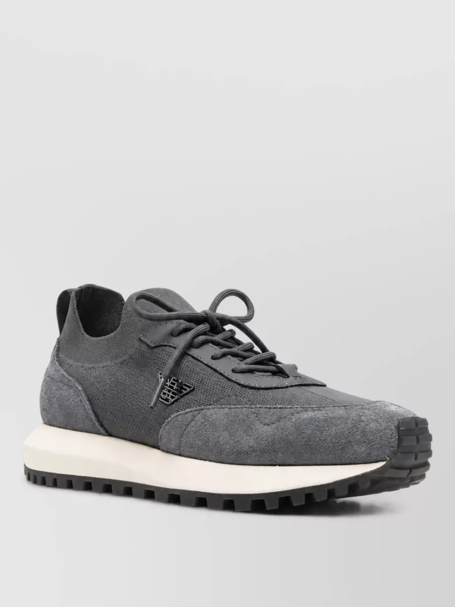 Emporio Armani logo low-top sneakers