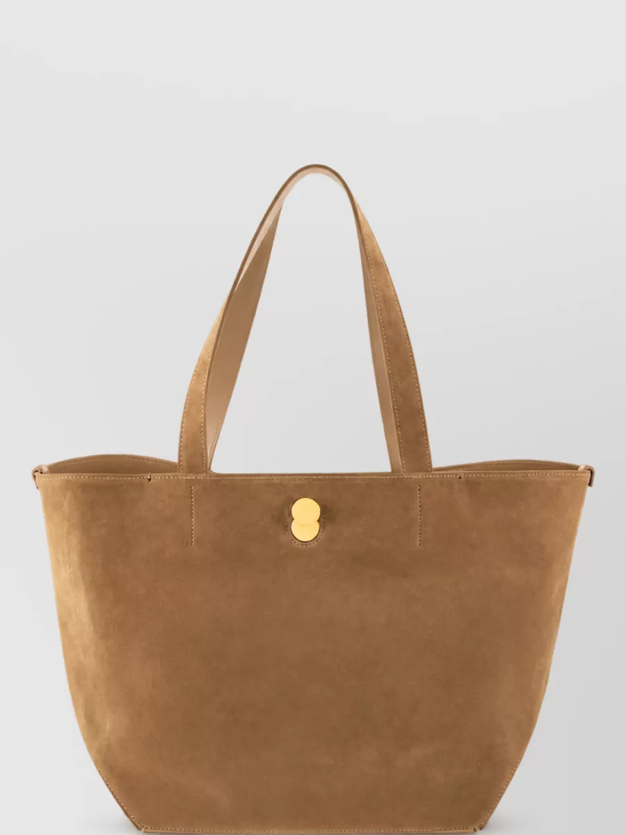 Fabiana Filippi suede leather tote bag