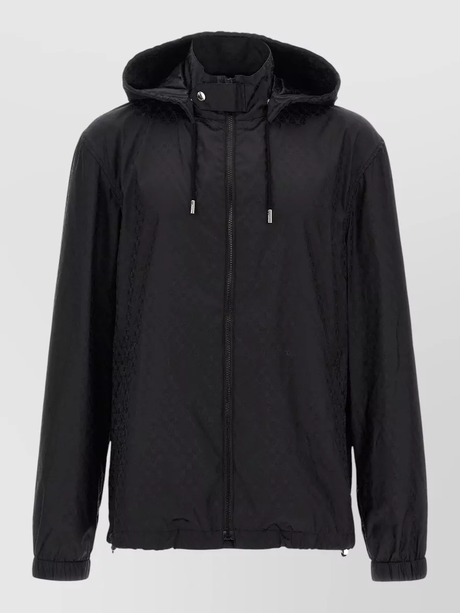 Mc Queen skull hooded jacket