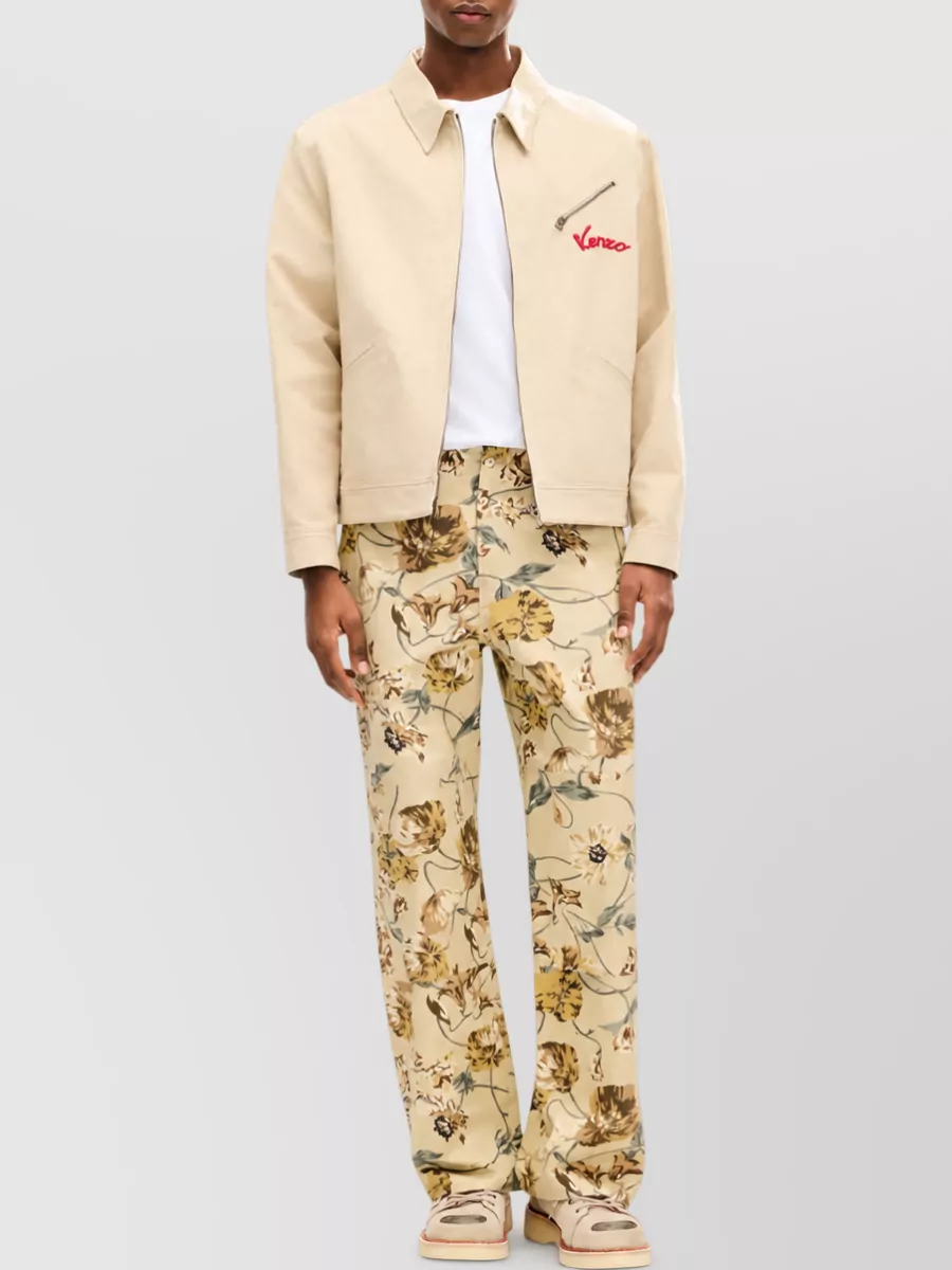 Kenzo Cotton Single Breasted Jacket