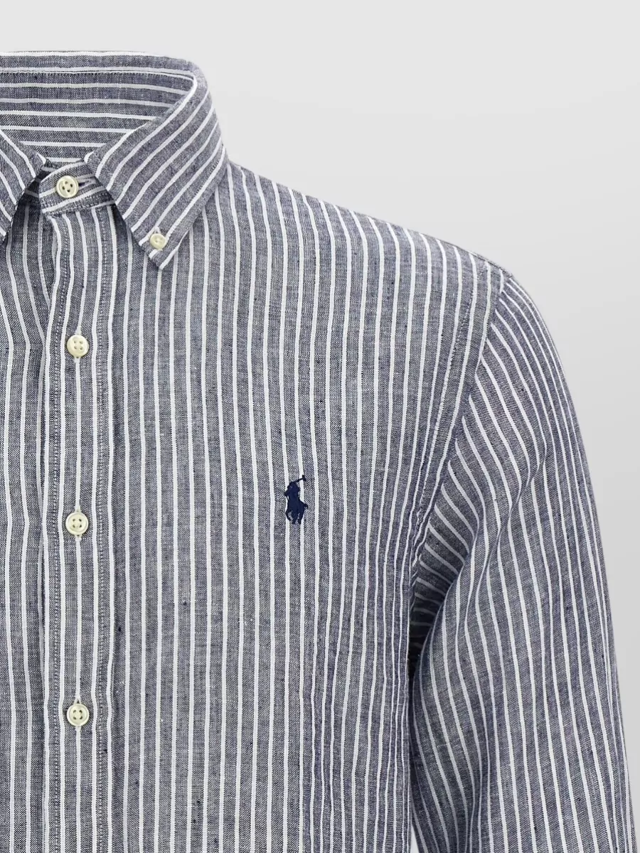 Polo Ralph Lauren Striped Linen Button-Down Shirt