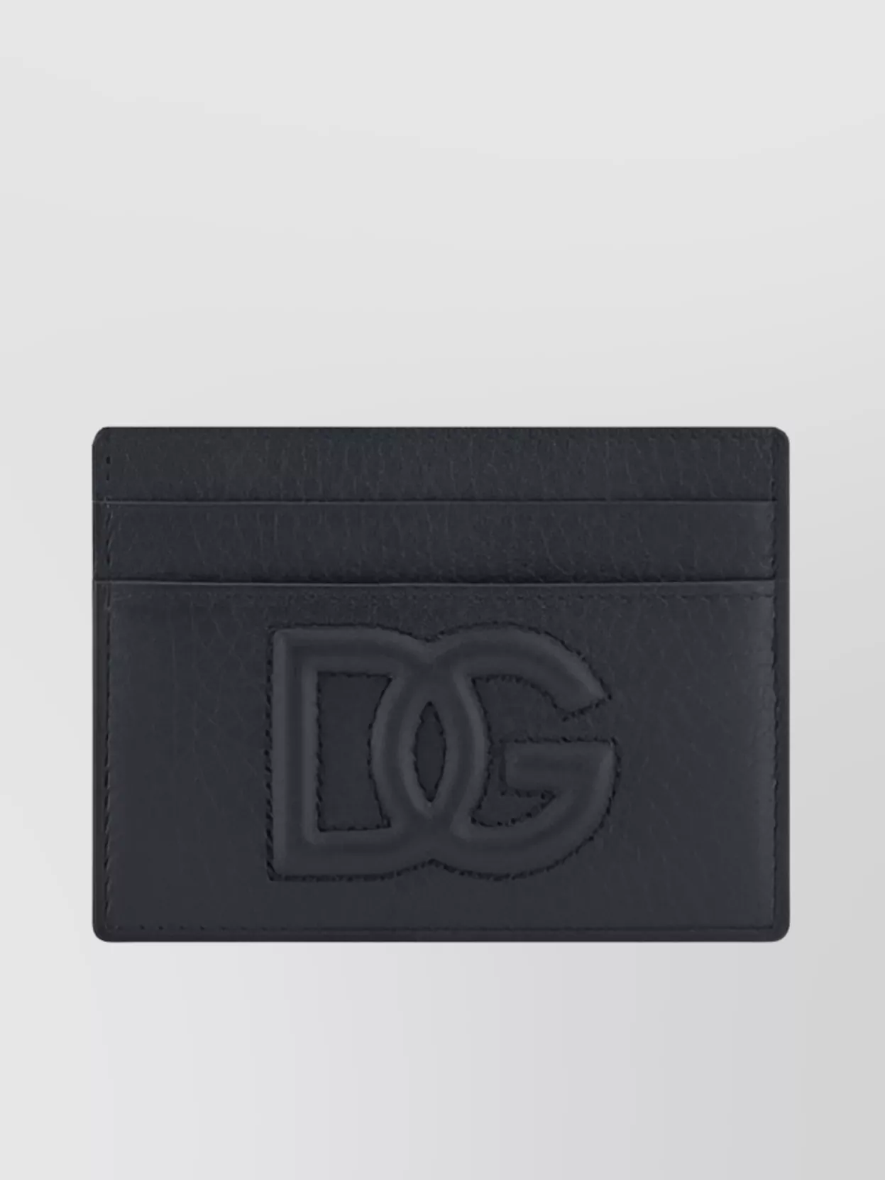 Dolce & Gabbana Textured Leather Card Holder