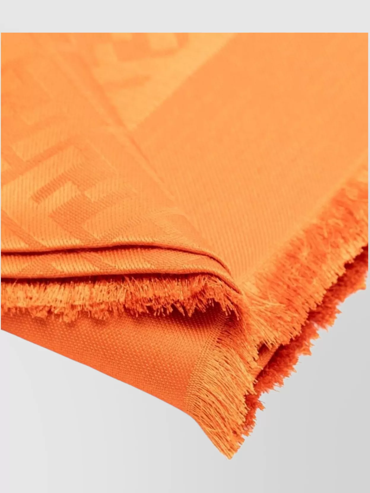 Fendi Ff Wool And Silk Scarf