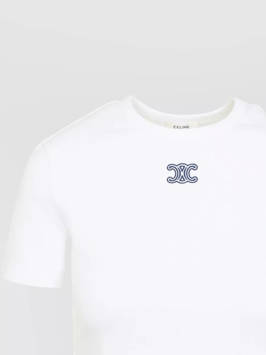Celine Short Sleeve Crew Neck T-Shirt Design